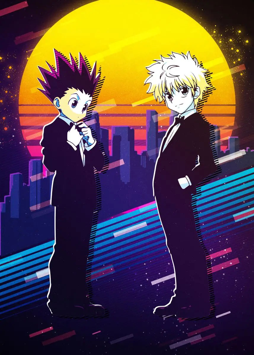 Hunter x Hunter Retro Poster