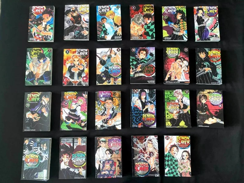 Anime Demon Slayer Volumes Yaiba Japanese Teen Fantasy Science Mystery Suspense Manga Comic Books English