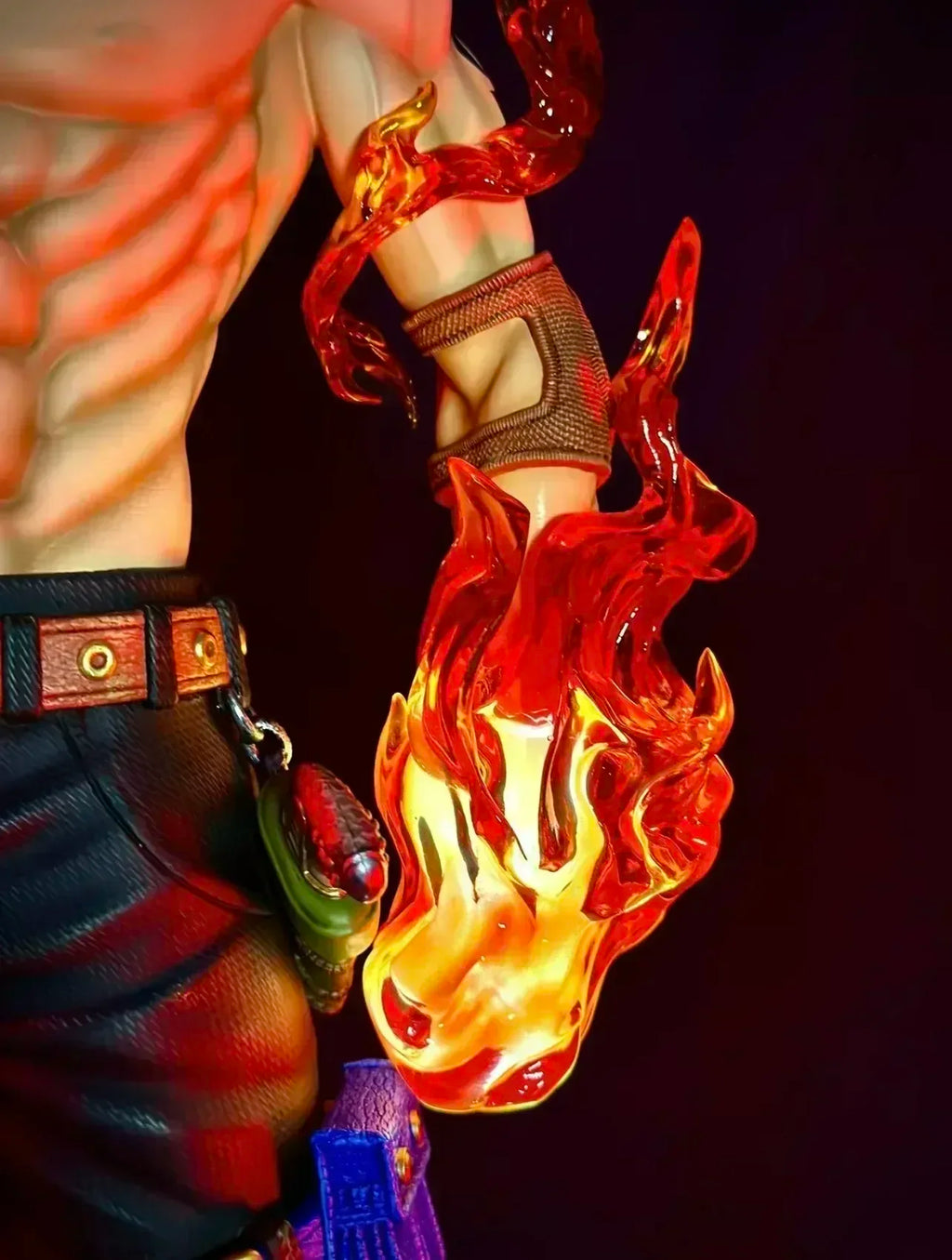 70cm New One Piece Gk Fantasy Third Anniversary 1/3 Ace Super Huge Collect Figures Trendy Statue Anime Decoration Christmas Gift