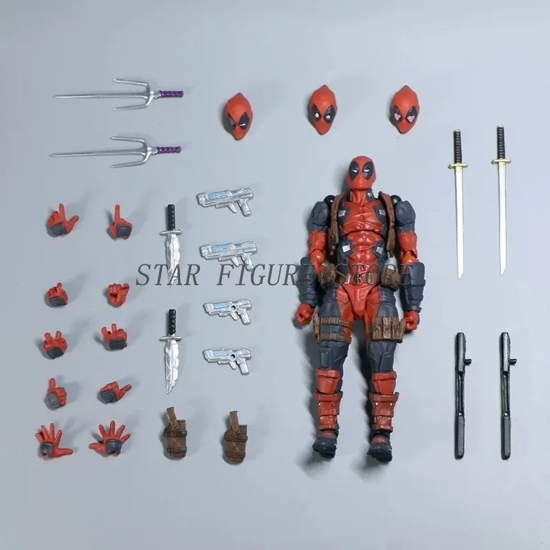 Amazing Yamaguchi Flash Spider-man Action Figure PVC Movable Collectible Toys Revoltech Black Panther Flashpoint Figures Model