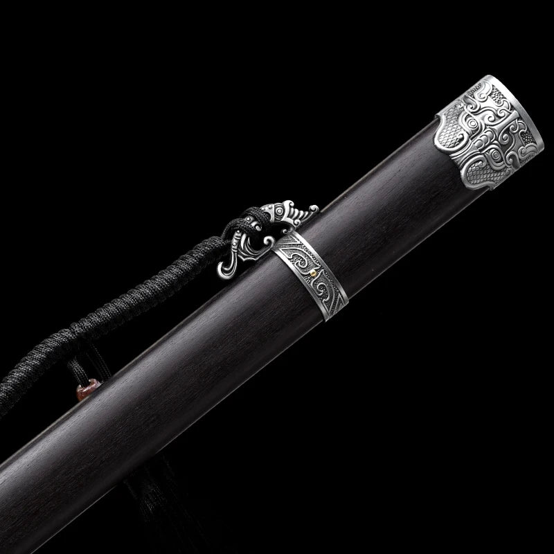 Chinese Tang Sword 1060 High Carbon Steel Blade Real Full Tang Sharp Ready Battle Warrior Jian Swords Training Katanas