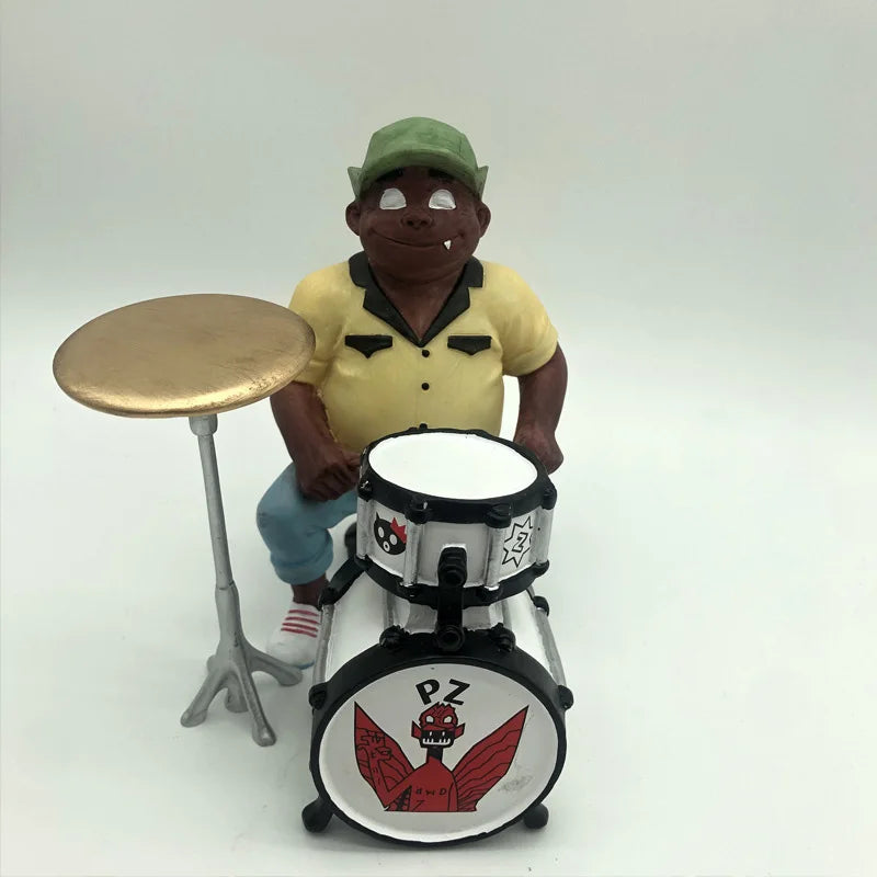 UK Virtual Gorillaz Band Action Figure HIP HOP Rock Band Member Resin Collection 2D Noodle Murdoc Russel Figures Model Toy Gifts