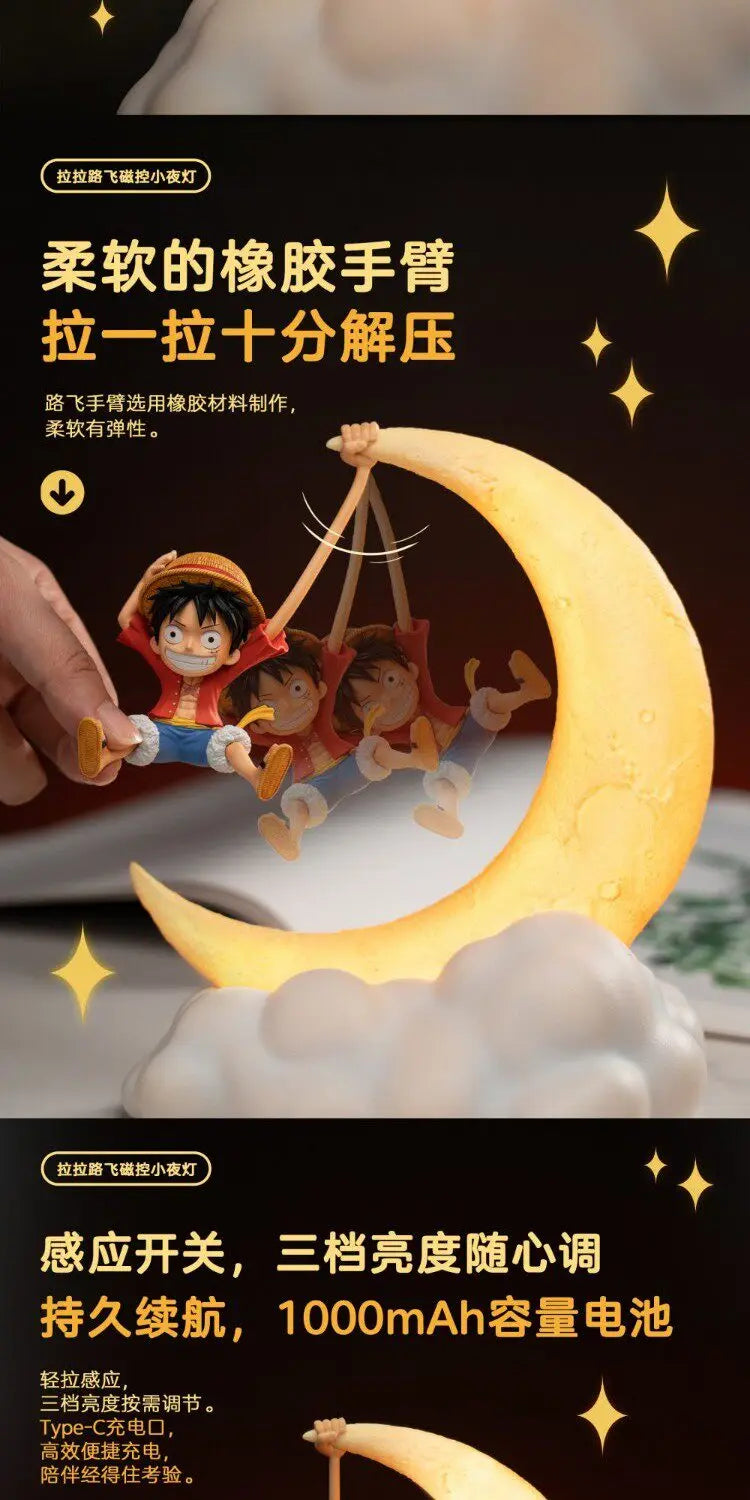 Lufei Lala Lamp/Voice Controlled Night Light Eye Protection Wanshiwu Handmade Genuine Anime Peripheral Handmade Joining Gift