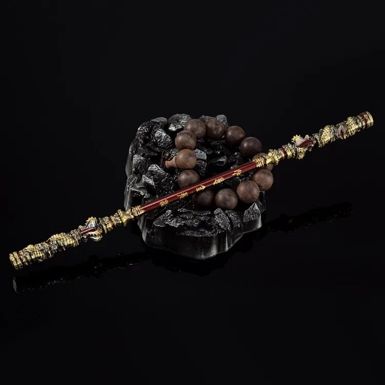 Black Myth Wukong Katana Sword Golden Hoop Stick Real Steel Sword Iron Real Size Weapon Cosplay Prop Decoration Craft Anime Gift