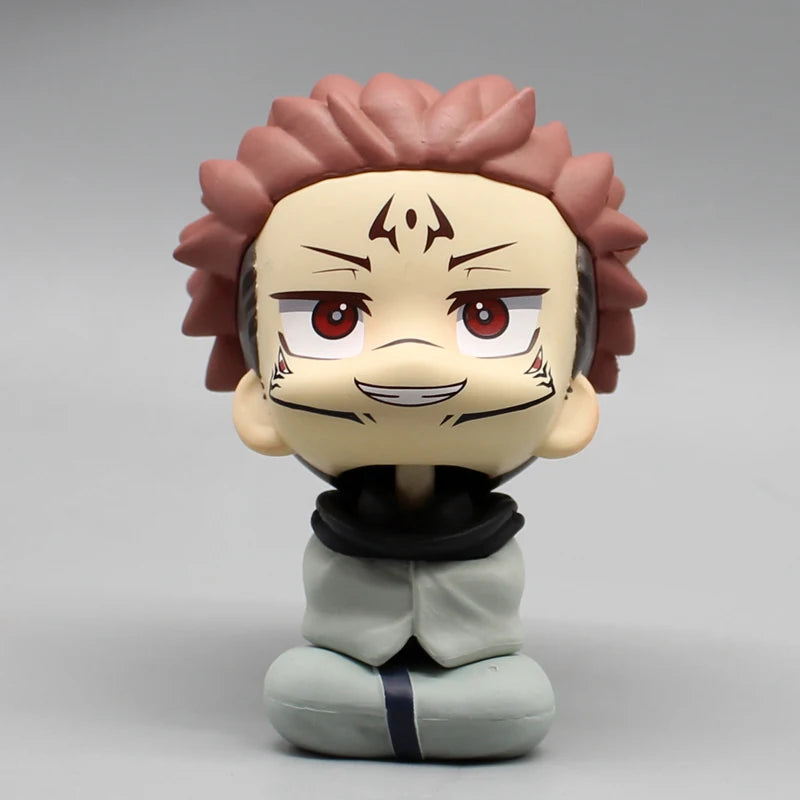 10cm Anime Jujutsu Kaisen Lookup Figures Nanami Kento Figure Sitting Doll Sukuna Figurine Q Version PVC Cute Desktop Decor Toys