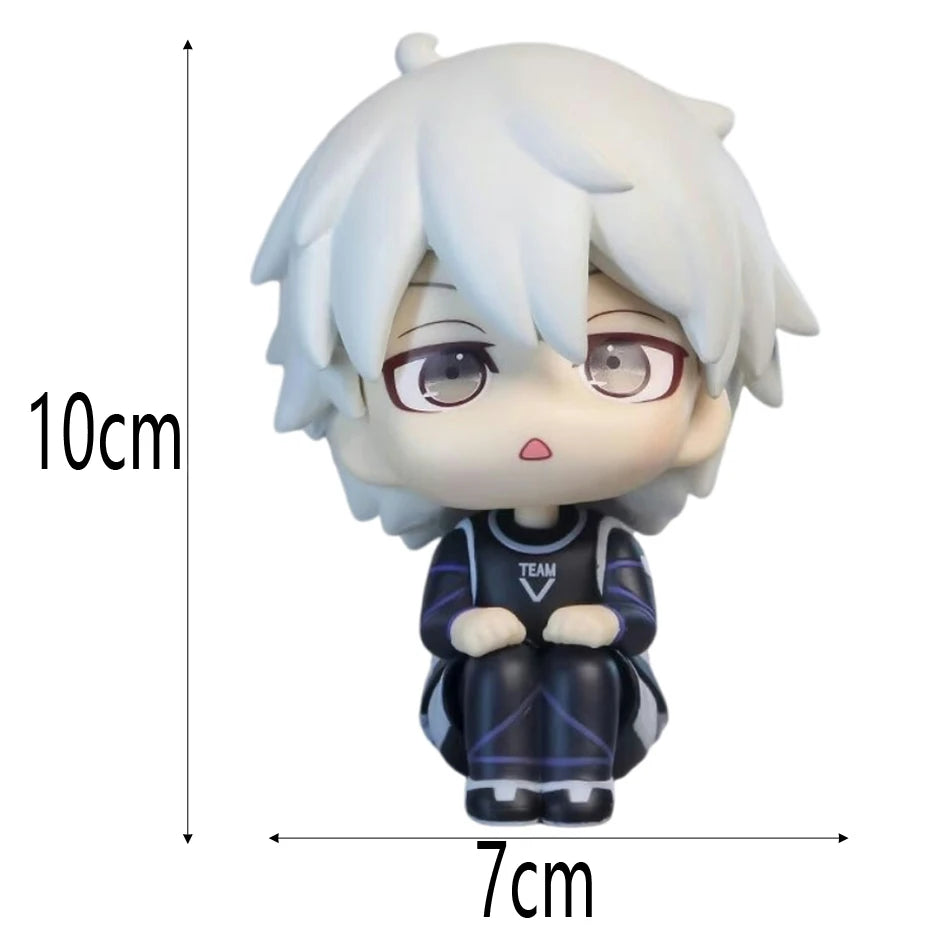 Blue Lock Anime Figure Isagi Yoichi Chigiri Hyoma Bachira Meguru Nagi Seishiro Action Figures Collection Model Figurine Doll Toy