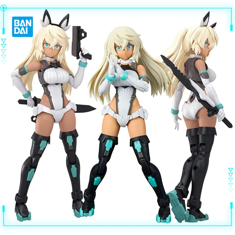 Bandai Original Genuine 30 Minutes Sisters Yufia Eliene Stipla Laranel Siana Farina Neverlia Rishetta Palyton Models Toy Figures