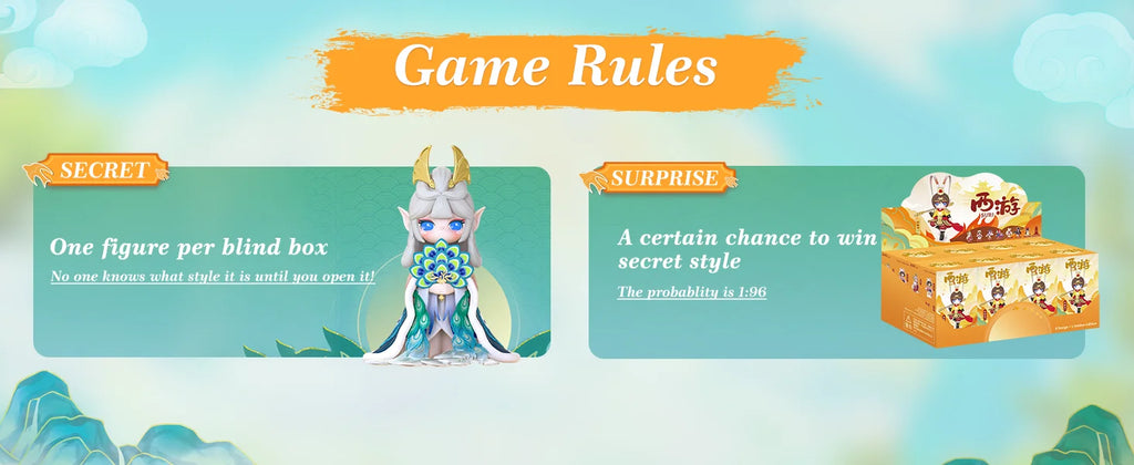 Robotime Rolife Suri Journey to the West Series Blind Box Action Figures Doll Toys Surprise Box Lady Toys - SIXX0
