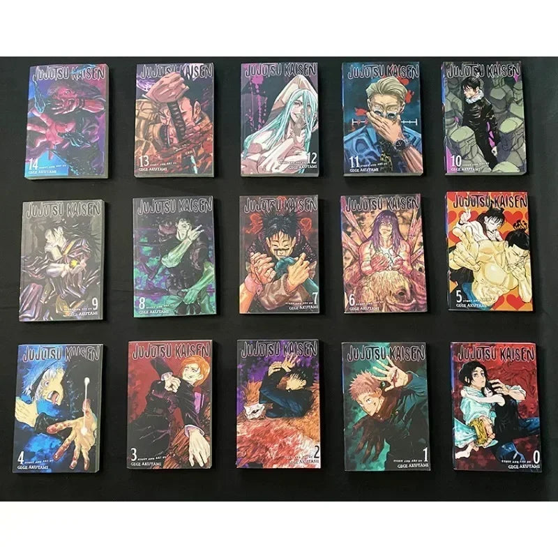 Anime Jujutsu Kaisen Japan Youth Teens Fantasy Science Mystery Suspense English Version Manga Comic Book