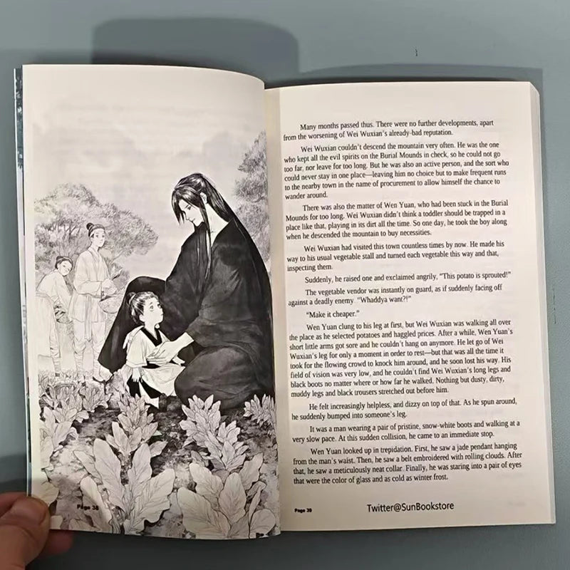 Volume 1-5 English comic book grandmaster of demonie cultivation Dan Mei fantasy novel MO DAO ZU SHI libros de manga  books