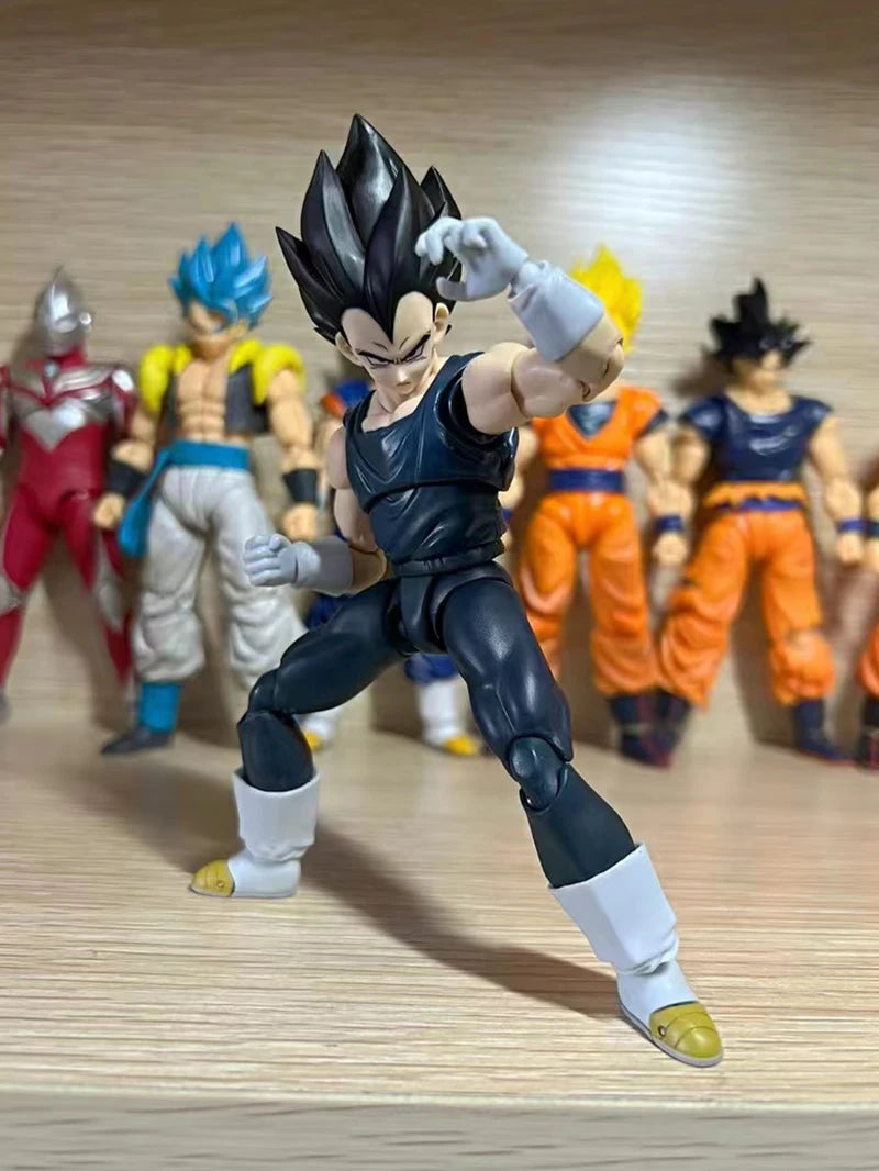 Anime Super Dragon Ball Heroes Figures Combats Vegeta Action Figure Bejita Movable Collection Doll Shf Saiyan Vegeta Model Toys