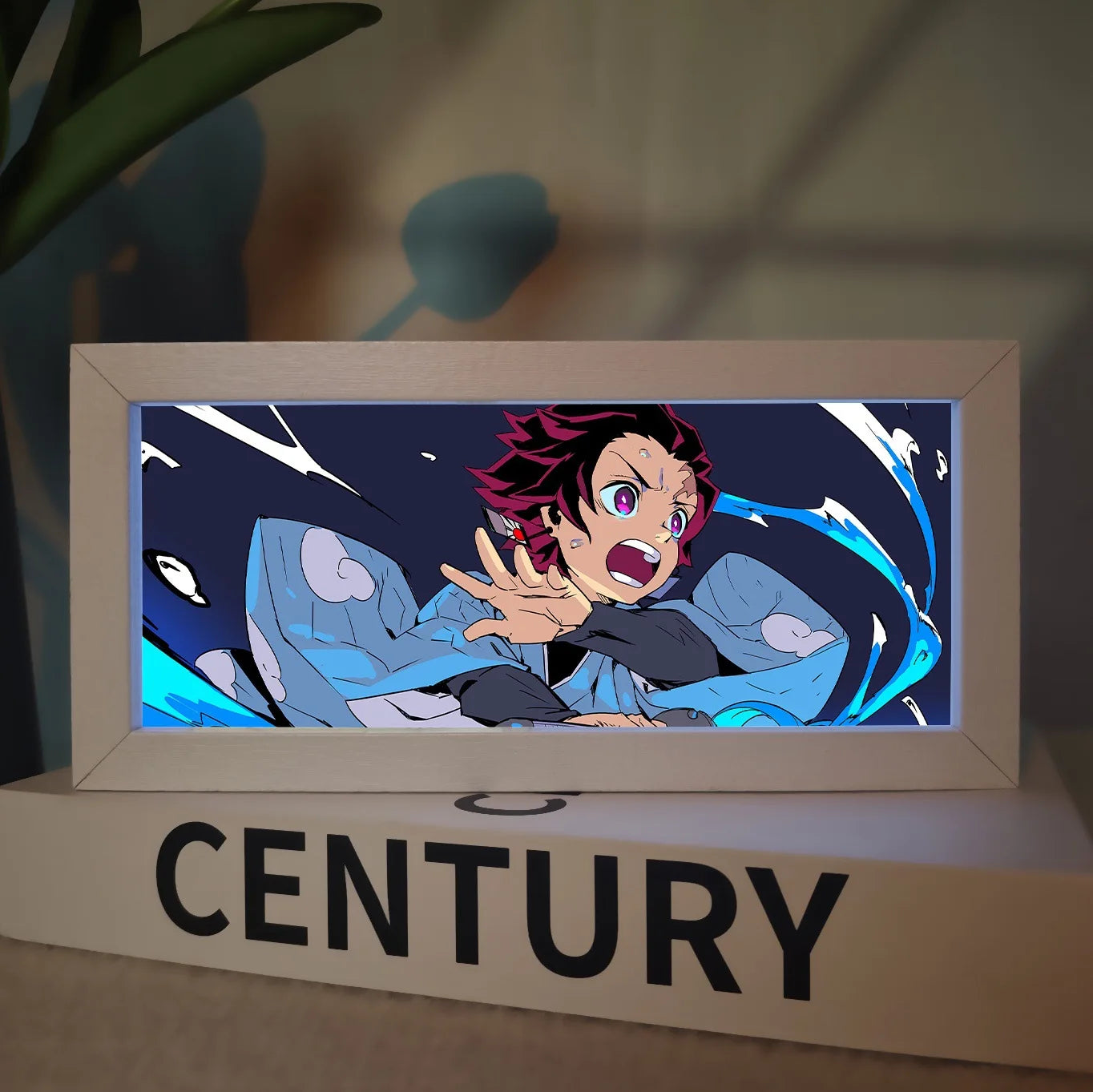 Demon Slayer Anime Merchandise Led Night Light Exquisite Painting Bedroom Atmosphere Desk Lamp Desktop Decoration Ornament Gift