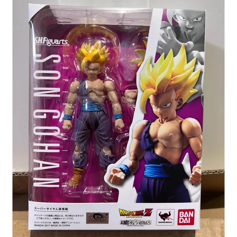 100%Original BANDAI S.H.Figuarts Son Gohan Vegeta Android 16  Frieza Turles Dodoria Dragon Ball Z Action Figures Model Toys