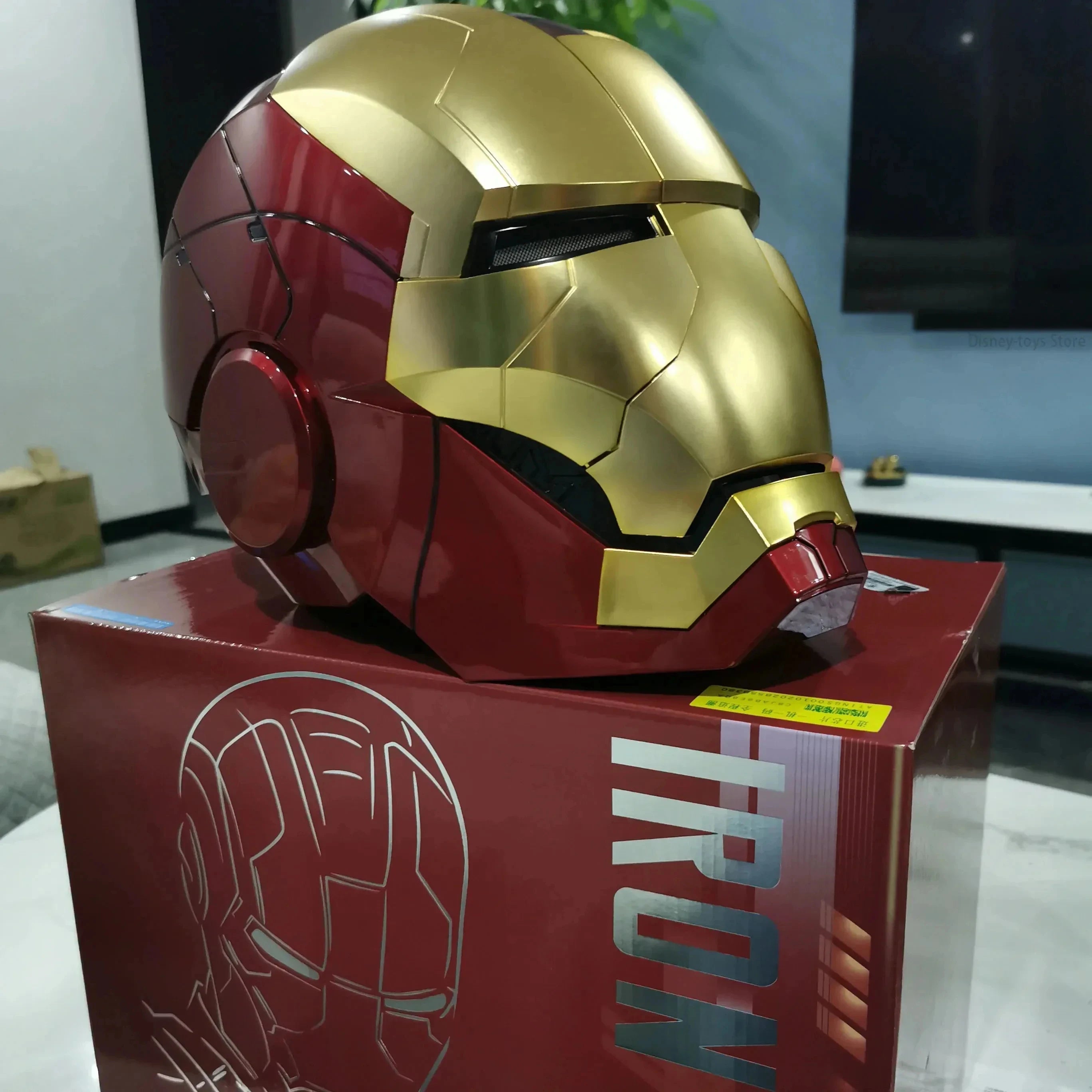 1:1 Iron Man Mk50 Mk17helmet Wearable Voice-Activated Deformation Helmet Around Marvel Animation Derivatives Model Toy Gift