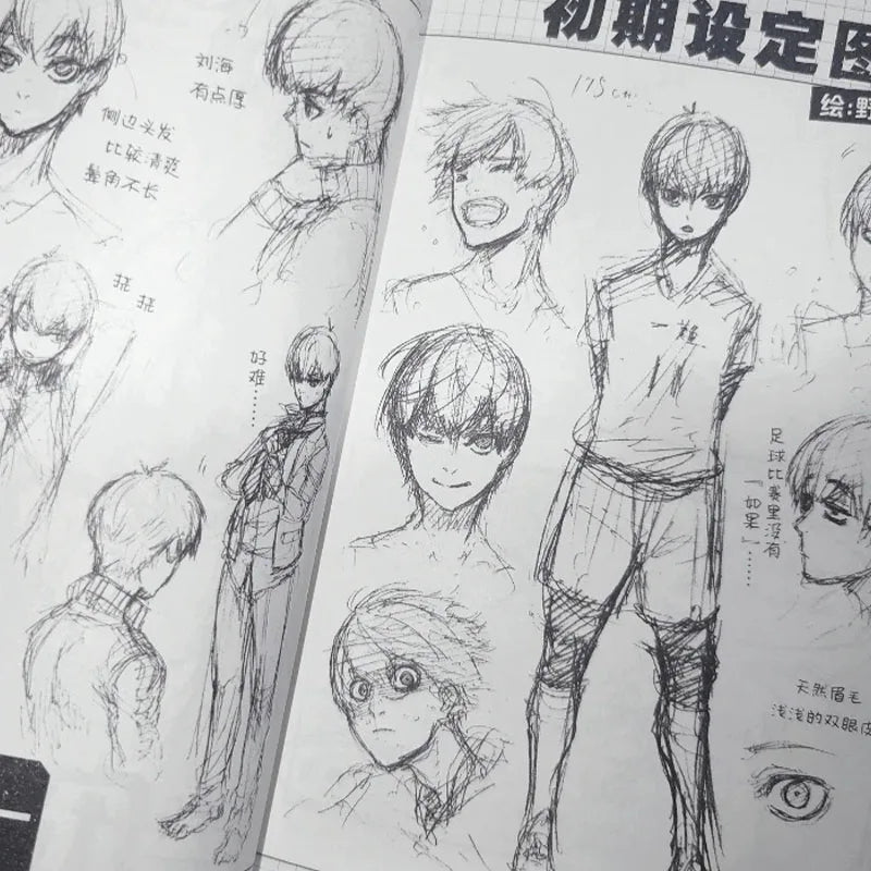 BLUE LOCK Egoist Bible Chinese Official Art Book - All Characters Settings Collection Hot Anime Manga Merch