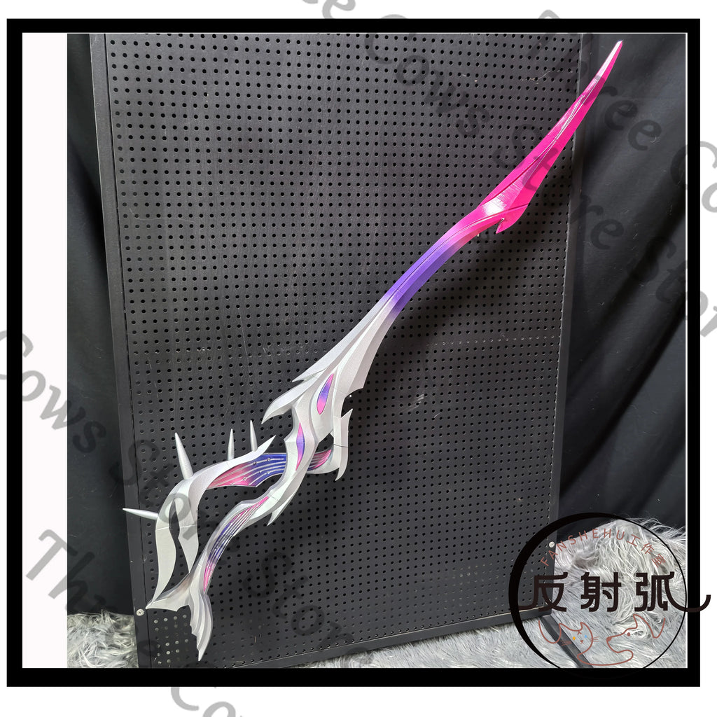 Anime Honkai: Star Rail Hysilens Cosplay Cartoon Rapier Halloween Weaponry Prop Longsword Double Swords Model Long-sword Gift