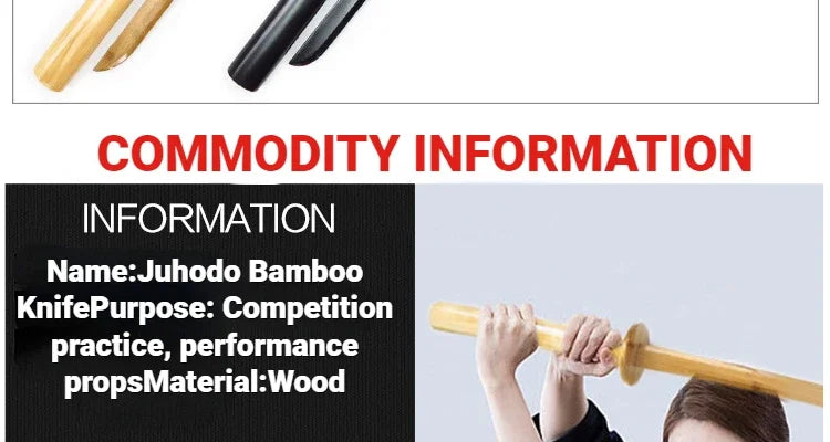 Japanese Katanas Wood Kendo Bamboo Knife Fighting Tools Training Sword Wushu Sports Entertainment Martial Arts Weapons Equipment