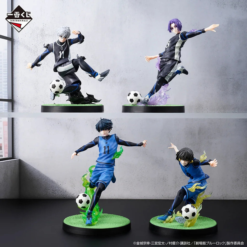 BANDAI Ichiban KUJI Blue Lock Isagi Yoichi Bachira Meguru wielding saboteurs Anime Action Figures Model Collection Toy