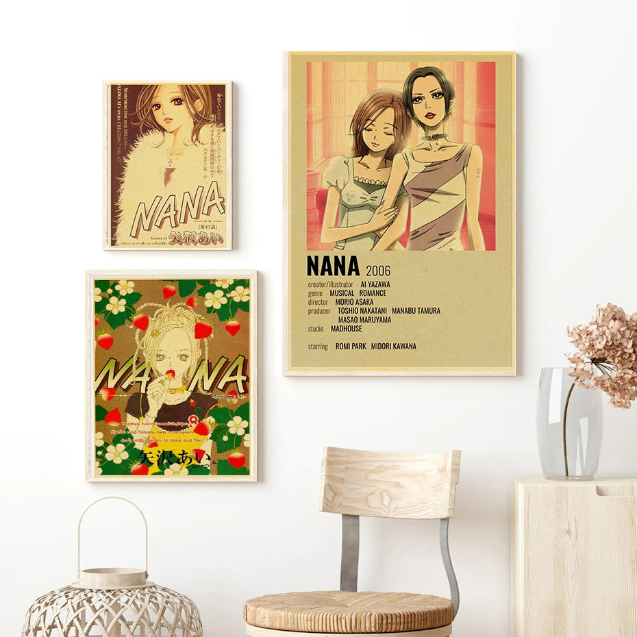 NANA Retro Kraft Poster