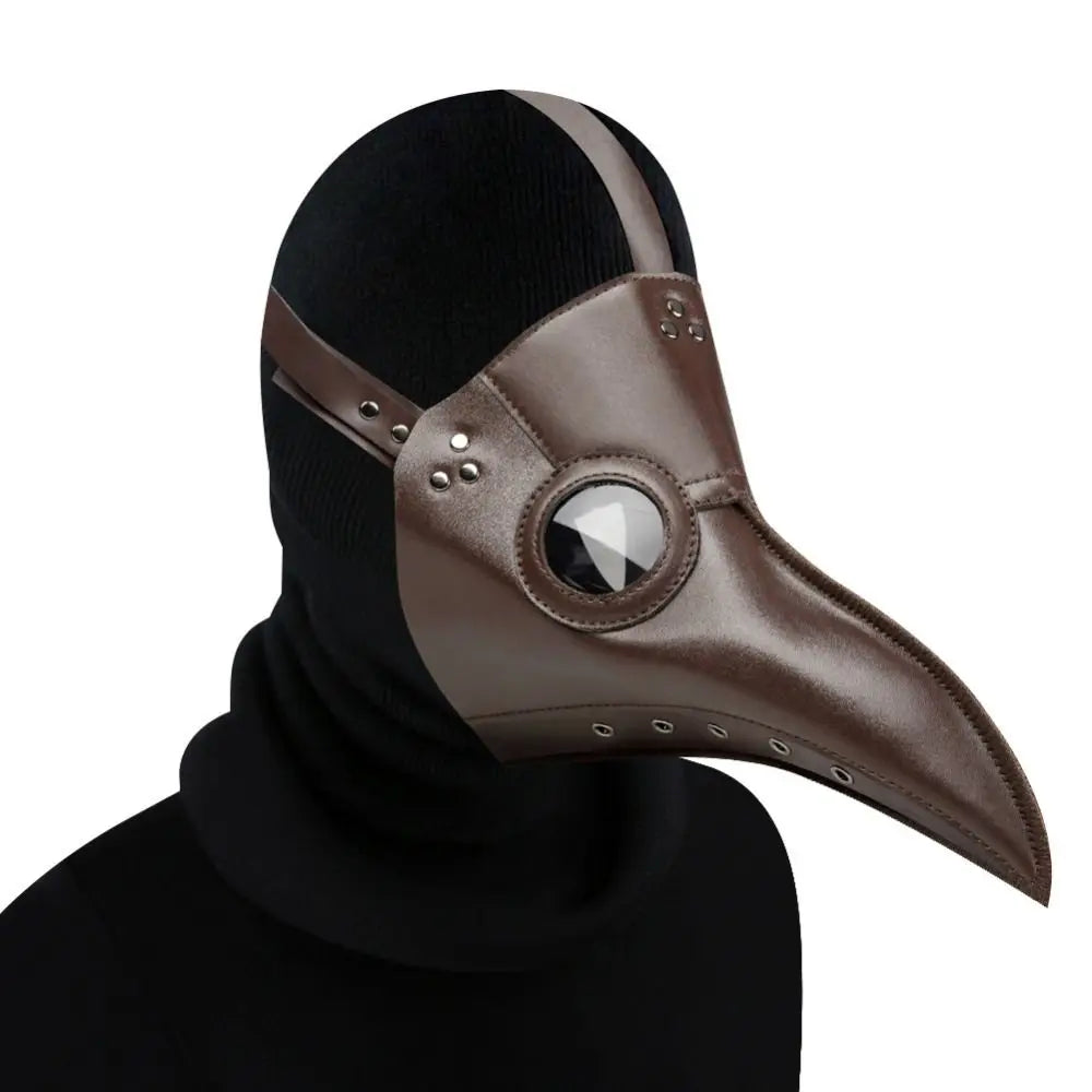 Cosplay Props Long Nose Beak Steampunk Bird Mask Cartoon Funny Plague Doctor Mask Plastic Halloween Bird Mask Nightclub
