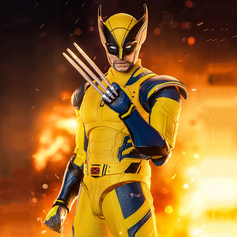 New ZD Toys Deadpool & Wolverine Model 7in 1/10 Action Figures Wolverine Model Marvel Superheroes Collection Ornaments Boy Gifts