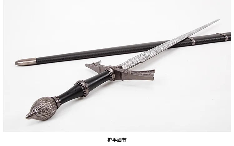 dark sister sword of the Dragon race, Damon Aegon,stainless steel real sword,cosplay one-handed sword, role-playing assassin