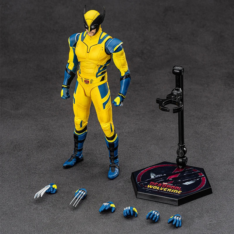 New ZD Toys Deadpool & Wolverine Model 7in 1/10 Action Figures Wolverine Model Marvel Superheroes Collection Ornaments Boy Gifts