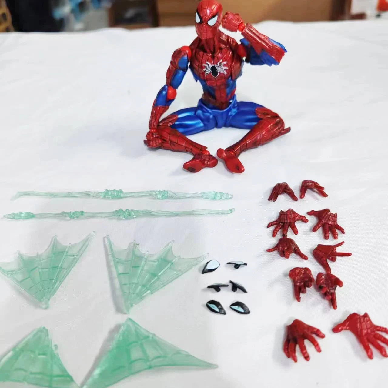 Amazing Yamaguchi Flash Spider-man Action Figure PVC Movable Collectible Toys Revoltech Black Panther Flashpoint Figures Model