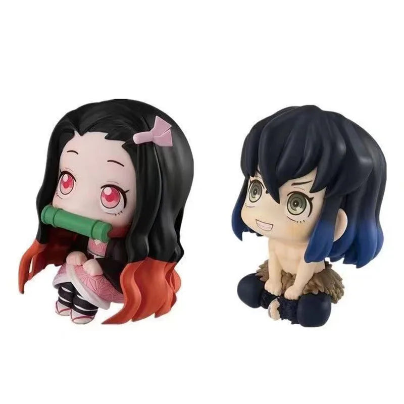 Anime Demon Slayer Doll Toy 6cm Nezuko Tanjirou Zenitsu Inosuke Kyoujurou Kanawo Action Figures Model Toy Kid Xmas Birthday Gift