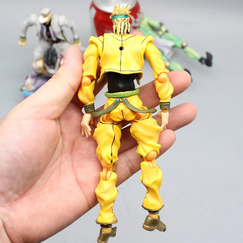 Anime JoJo's Bizarre Adventure Figures Star Platinum Kujo Jotaro Action Figure Collection Jonathan Joestar Dio Brando Model Toys