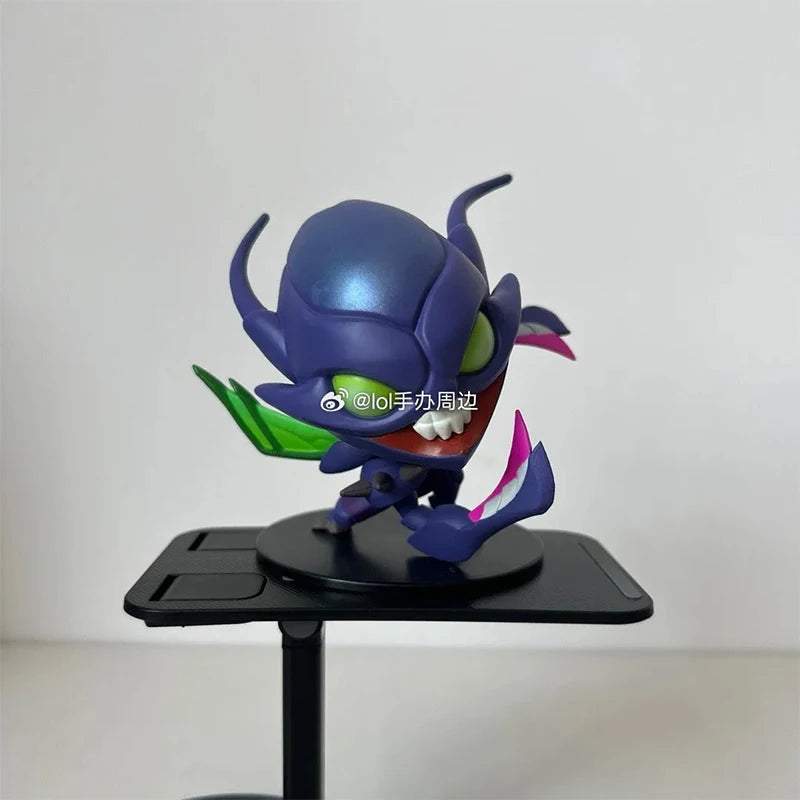 Original League of Legends Animation Game Peripheral Toys Jinx Teemo Poppy Vi Anime Action Model Figures Ornament Collection
