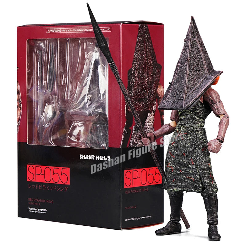 17cm Figma Sp-055 Silent Hill Revelation 3D Figure Red Pyramid Thing Action Figures PVC Collection Pyramid Head Model Toys Gifts