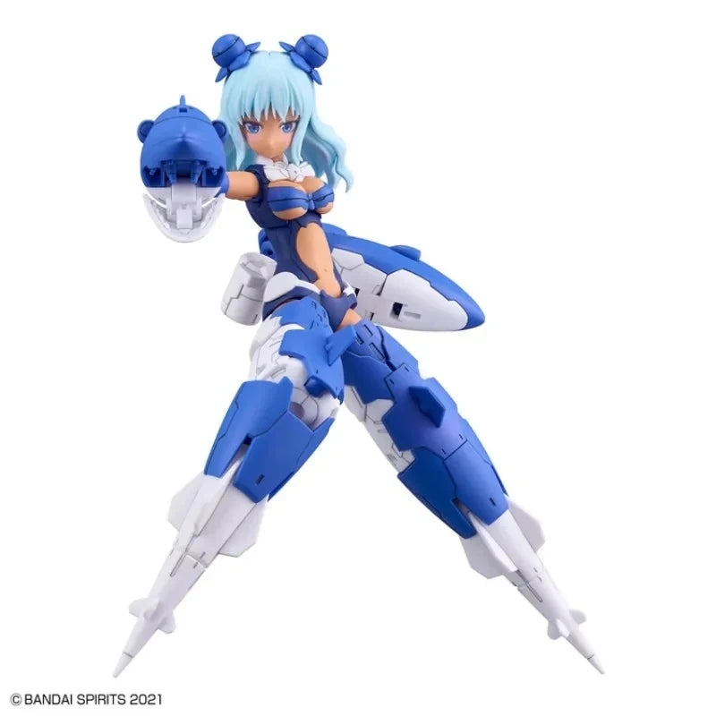 Bandai Original Genuine 30 Minutes Sisters Yufia Eliene Stipla Laranel Siana Farina Neverlia Rishetta Palyton Models Toy Figures