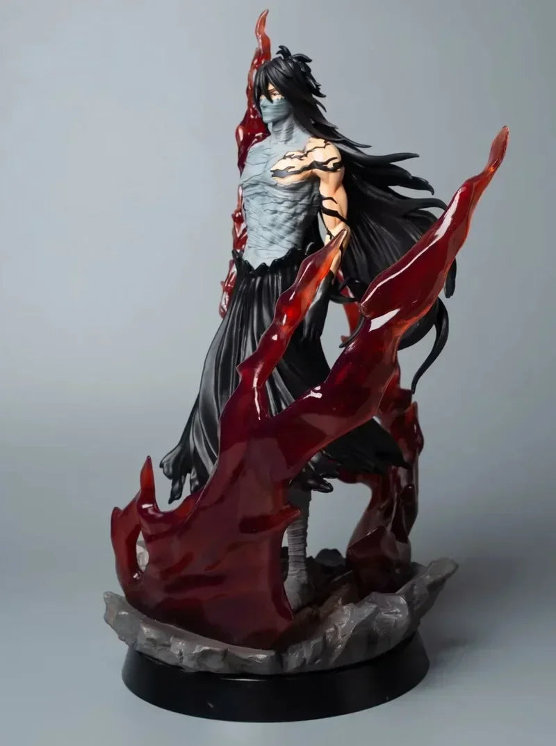 41cm Anime FigureBleach  Ichigo Kurosaki Getsuga Tenshou Model Dolls Figurine Action Figures Collection Decor Adult Kid Toy Gift