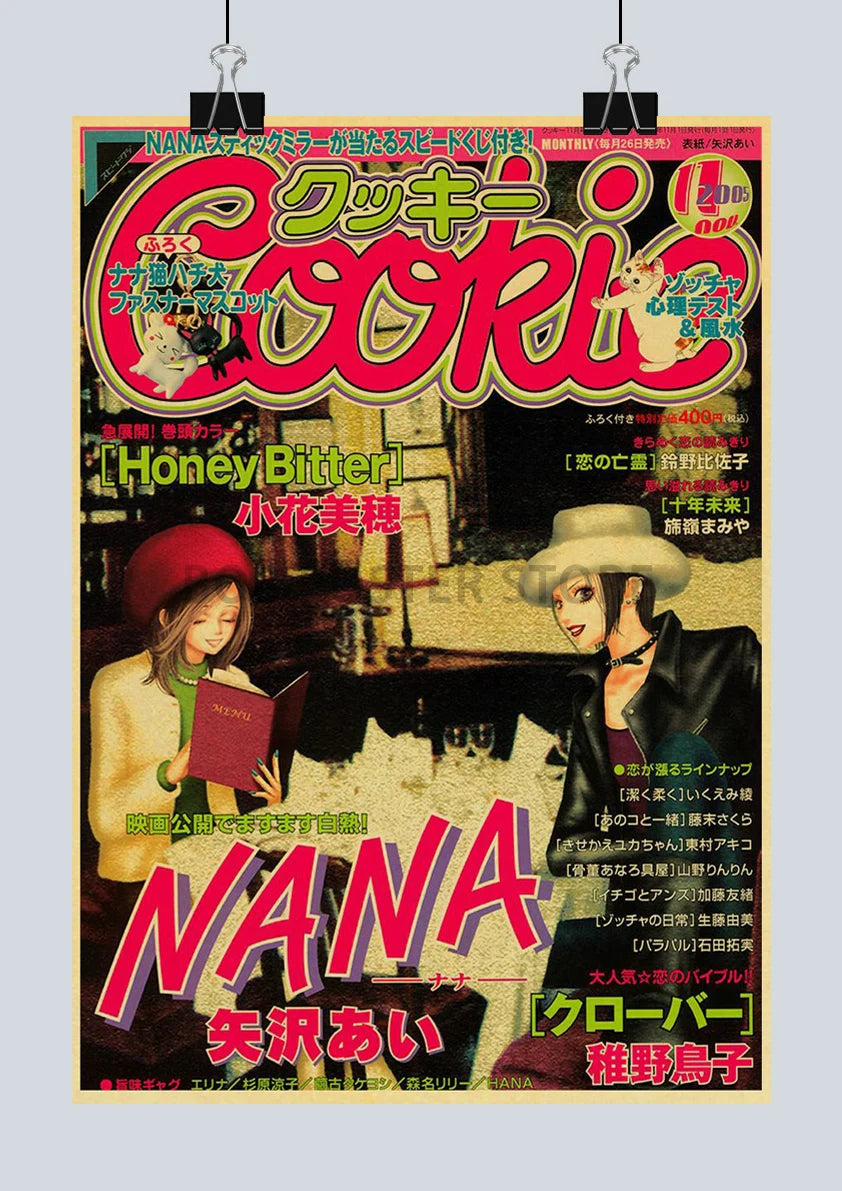 NANA Retro Kraft Paper Poster