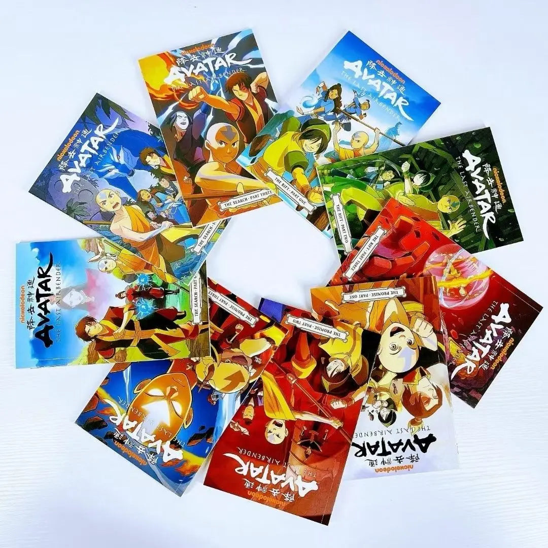 Avatar:The Last Airbender Season 1 Nine books + Season 2 Nine books English book American comics Action comedy fantasy story