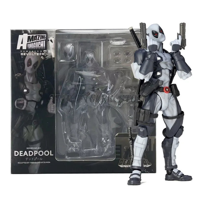 Amazing Yamaguchi Flash Spider-man Action Figure PVC Movable Collectible Toys Revoltech Black Panther Flashpoint Figures Model