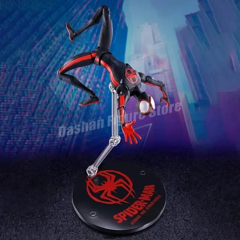 SHF Miguel O'Hara Miles Gwen Action Figure PVC Movable Collection Across the Spider-Verse Figures Superhero CT O Hara Model Toys