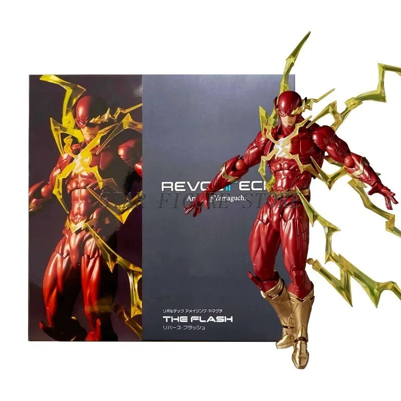 Amazing Yamaguchi Flash Spider-man Action Figure PVC Movable Collectible Toys Revoltech Black Panther Flashpoint Figures Model