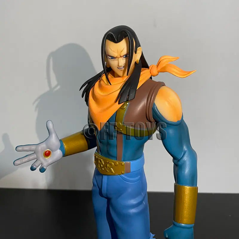 24CM Anime Dragon Ball Z Android 17 18 Figure Android 18 PVC Action Figures Collection Model Toys for Children Christmas Gifts