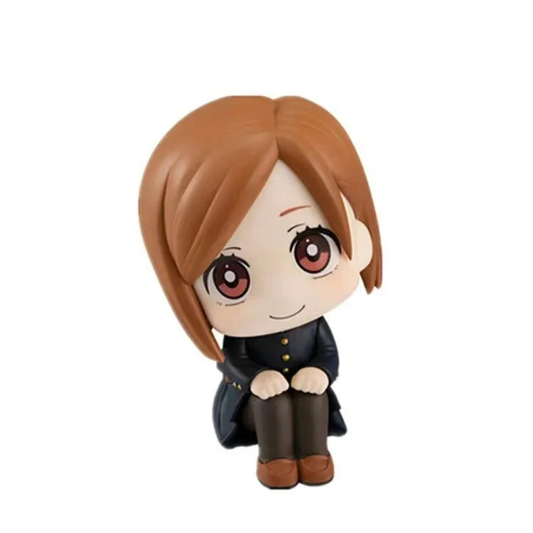 Anime Jujutsu Kaisen Gojo Satoru Itadori Yuji Kawaii Q Ver Action Figures Collection Cute PVC GK Model Doll Toy Gift For Friends