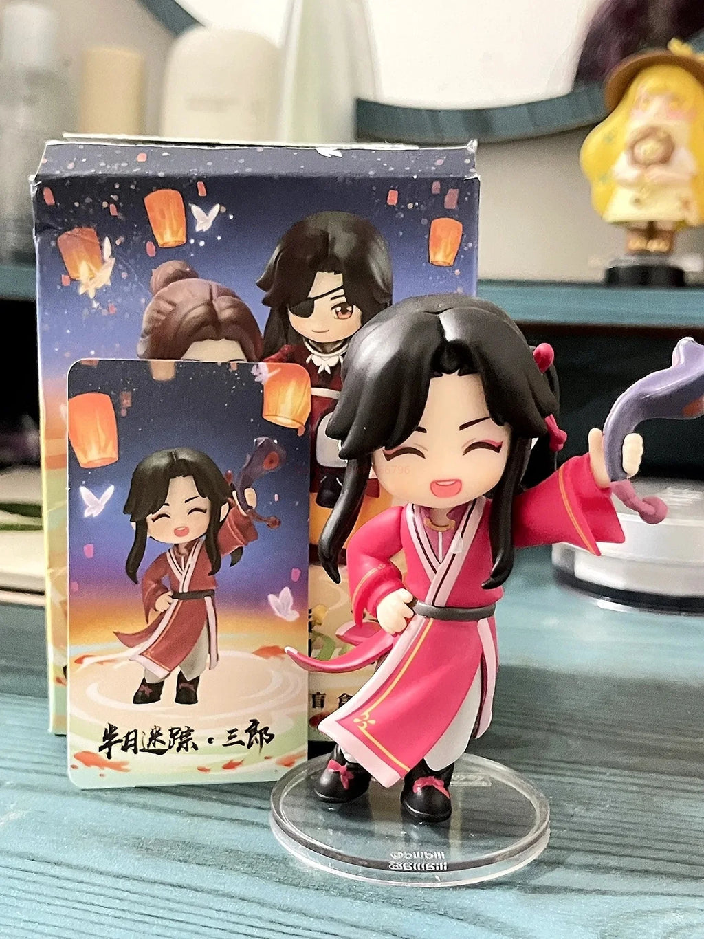 Genuine Heavenly Official Blessing Xie Lian Hua Chneg San Lang Lucky To Meet You Series Action Figures Model Anime Toys Gift