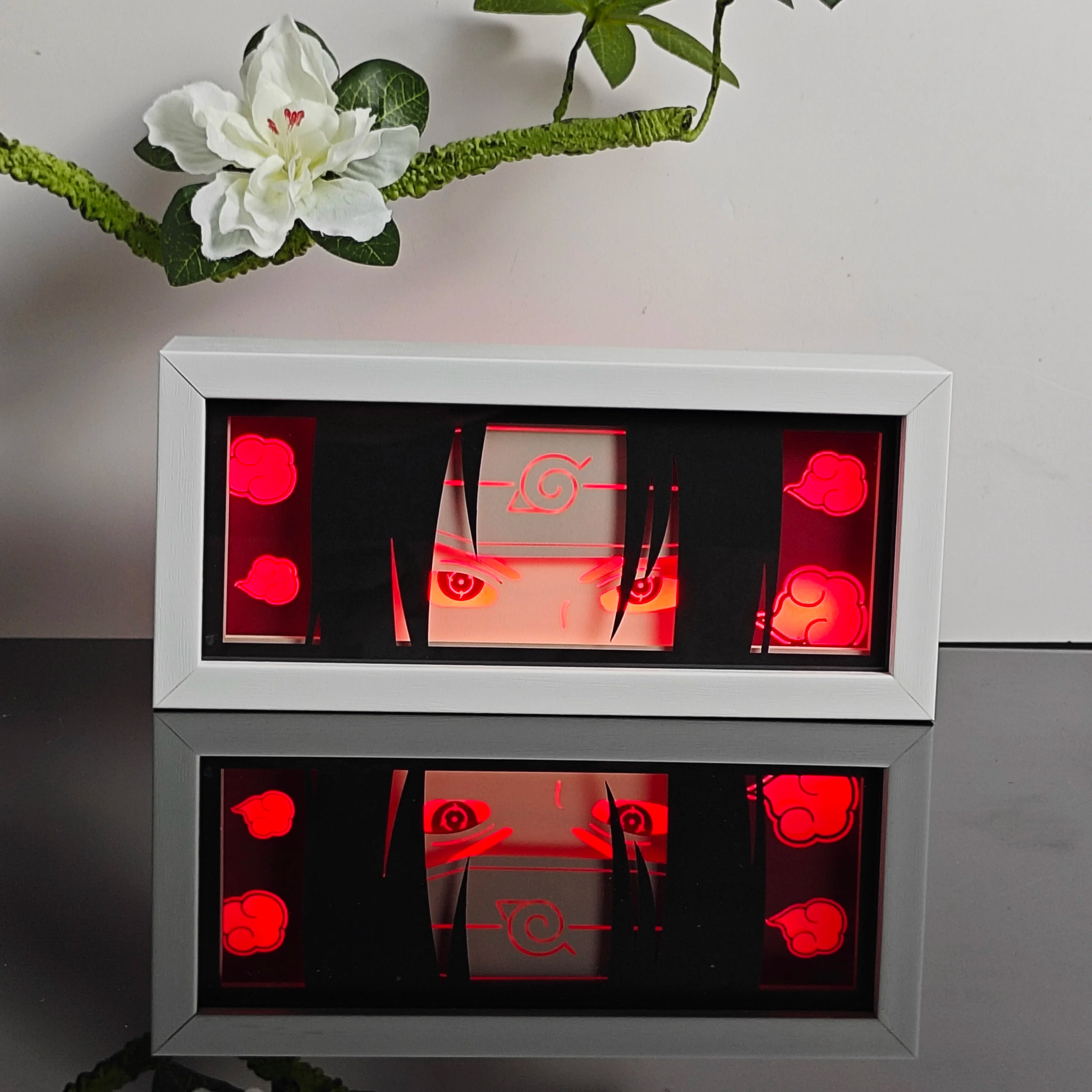 Anime Night Light Color Paper-Cut Light Remote Control Seven Color Change Party Room Cartoon Decoration Night Light