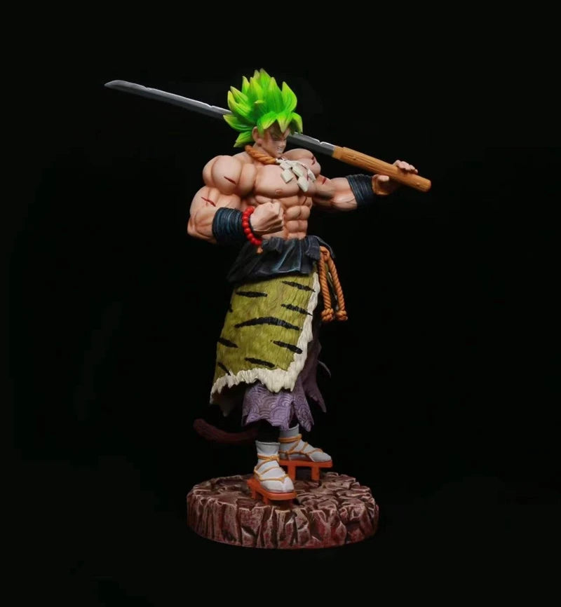 21cm Anime Dragon Ball Z Figure Samurai Son Goku Broly Super Saiyan Action Figures PVC Collection Model Doll Ornaments Toys Gift