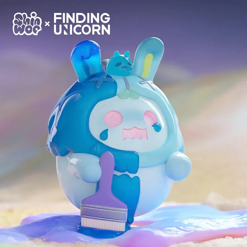 ShinWoo The Lonely Moon Series  Cute Action Anime Figures Dolls Kawaii Toys Gift figure Toy