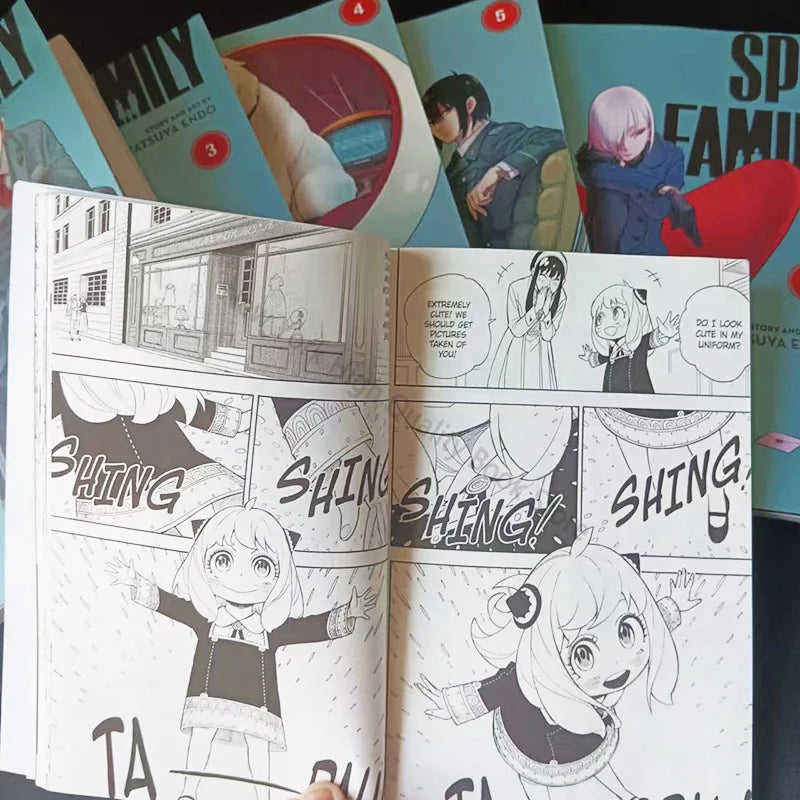 English Version Japanese Anime SPY×FAMILY Official Comic Book Volume (Spy Play House) Espionage, Action, Family, Comedy Book
