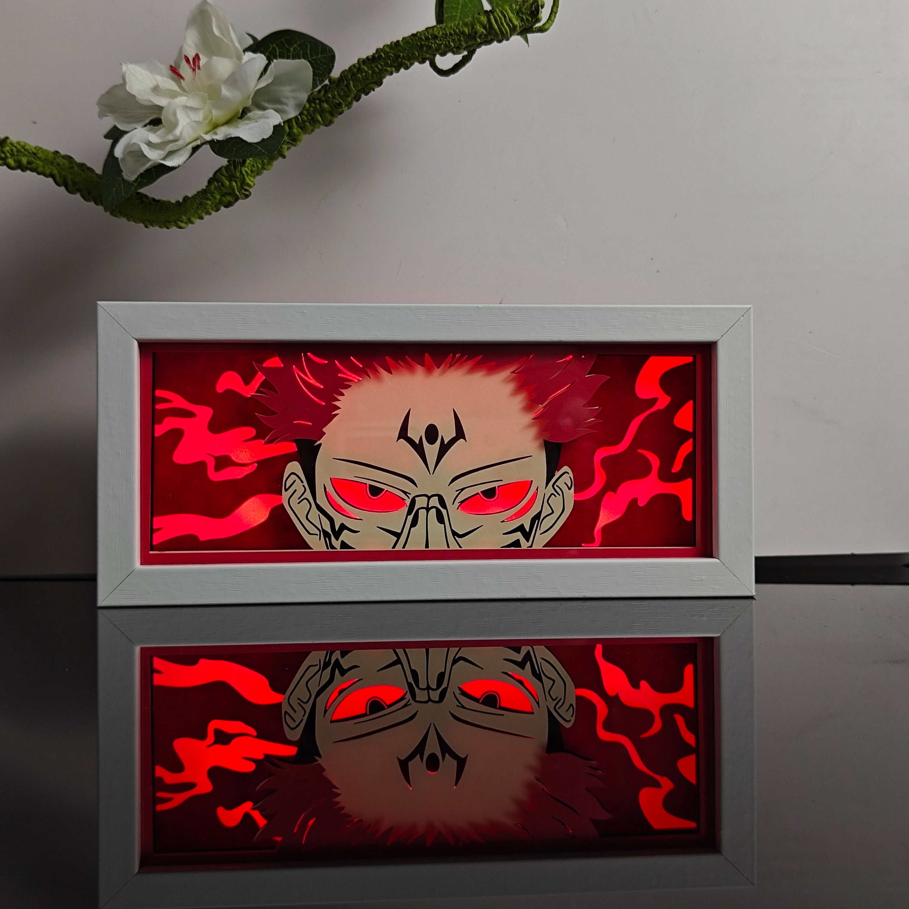 Anime Night Light Color Paper-Cut Light Remote Control Seven Color Change Party Room Cartoon Decoration Night Light