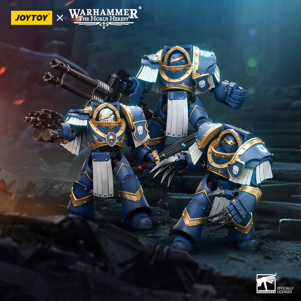 JOYTOY Warhammer 40K 1/18 Action Figure Ultramarines Cataphractii Terminator Squad Anime Figures Toys Model
