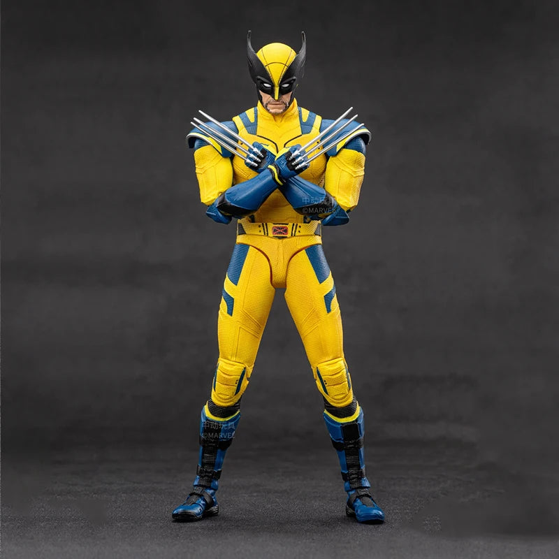 New ZD Toys Deadpool & Wolverine Model 7in 1/10 Action Figures Wolverine Model Marvel Superheroes Collection Ornaments Boy Gifts