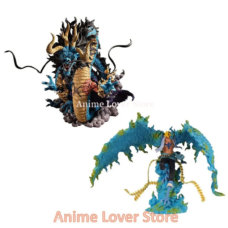Bandai Original One Piece Ichiban Kuji Devil Fruit Superpowered Person Marco Kaidou Anime Figures Toys for Kids Gift